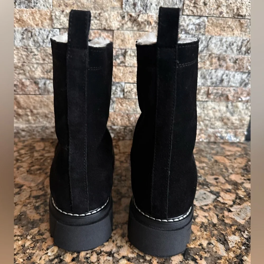 La Canadienne Delta Genuine Shearling Lined City Dry™ Waterproof Bootie (Women)